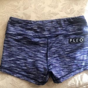 Fleo blue short shorts